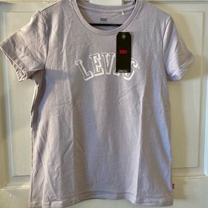 Levi’s T Shirt lavender gray size medium